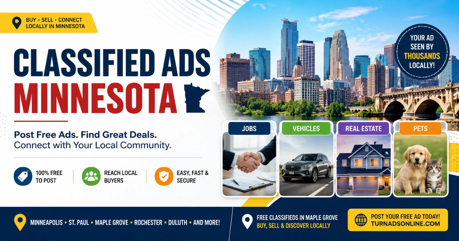 Classified Ads Minnesota: Where to Post Free Classified Ads in Minnesota in 2026