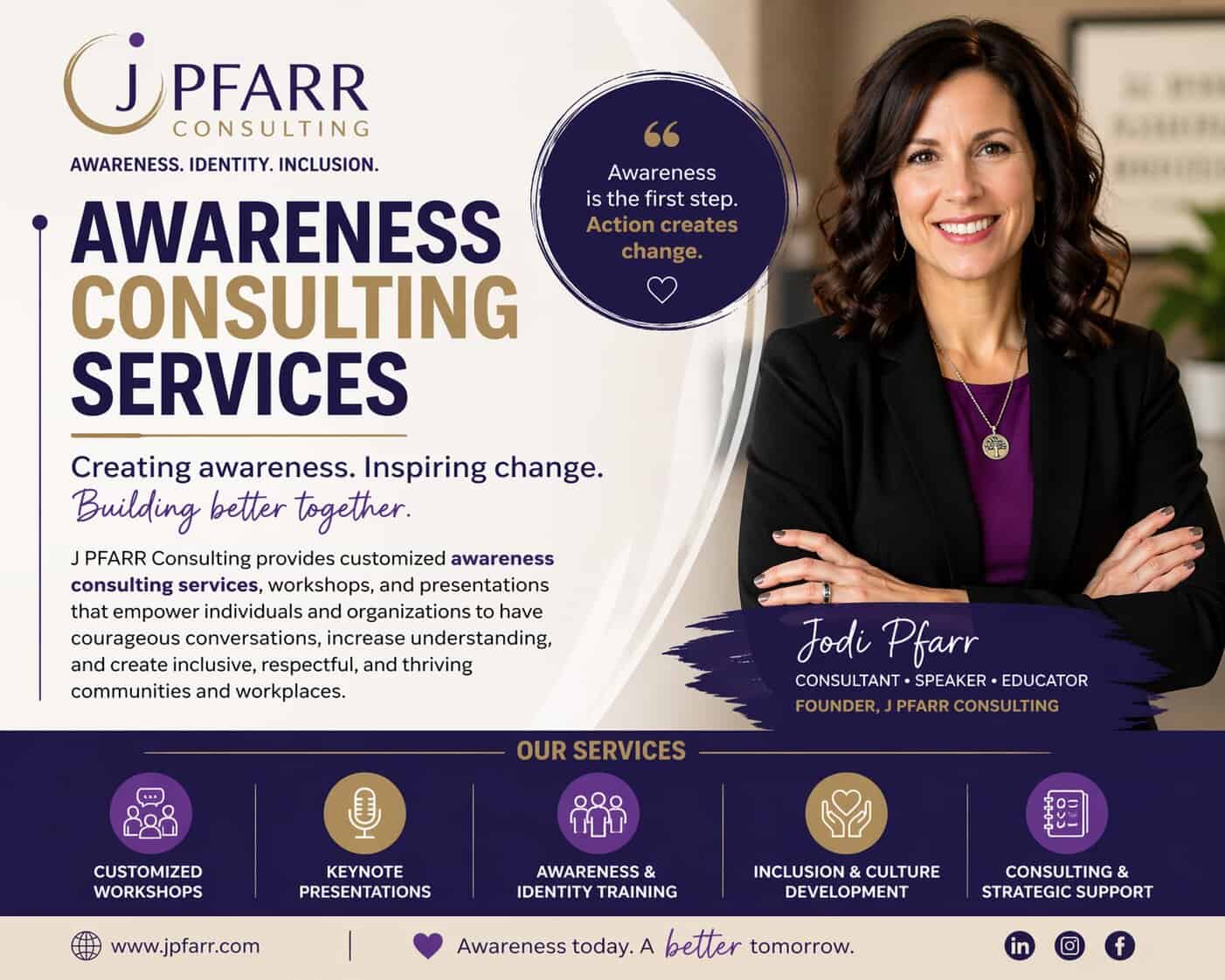 Awareness Consulting Services | J PFARR Consulting by Jodi Pfarr