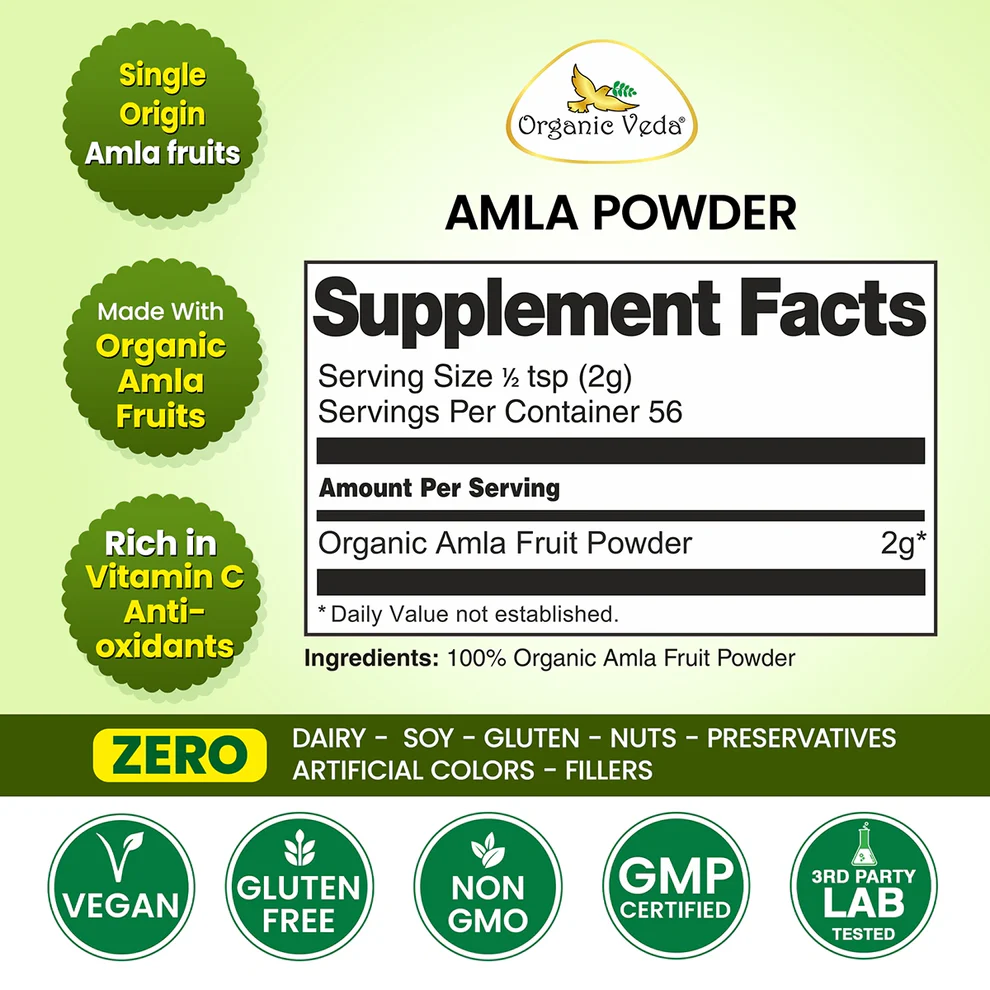 Amla Powder for a Simple Daily Wellness Routine | Organicveda