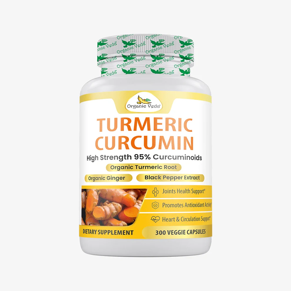 Get Turmeric Ginger Capsules for Simple Daily Wellness | Organicveda