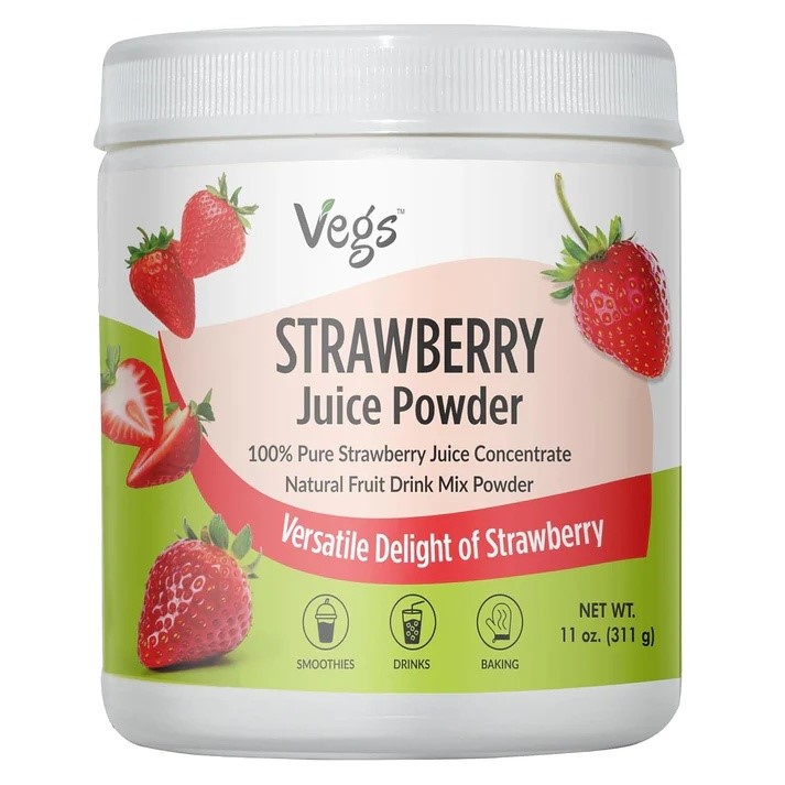 Craving Real Berry Flavor? Try Vegs Strawberry Juice Powder
