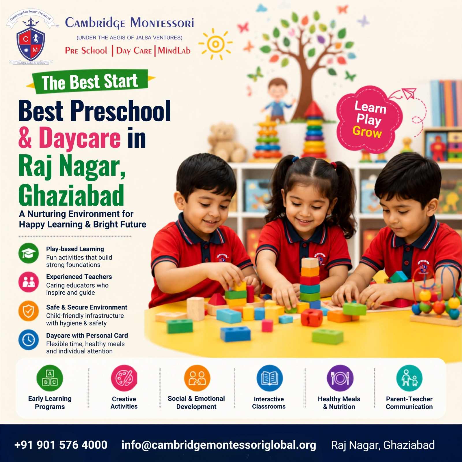 Best Preschool & Daycare in Raj Nagar, Ghaziabad