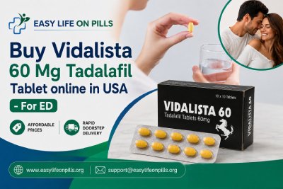 Buy Vidalista 60 Mg Tadalafil Tablet online in USA - For ED