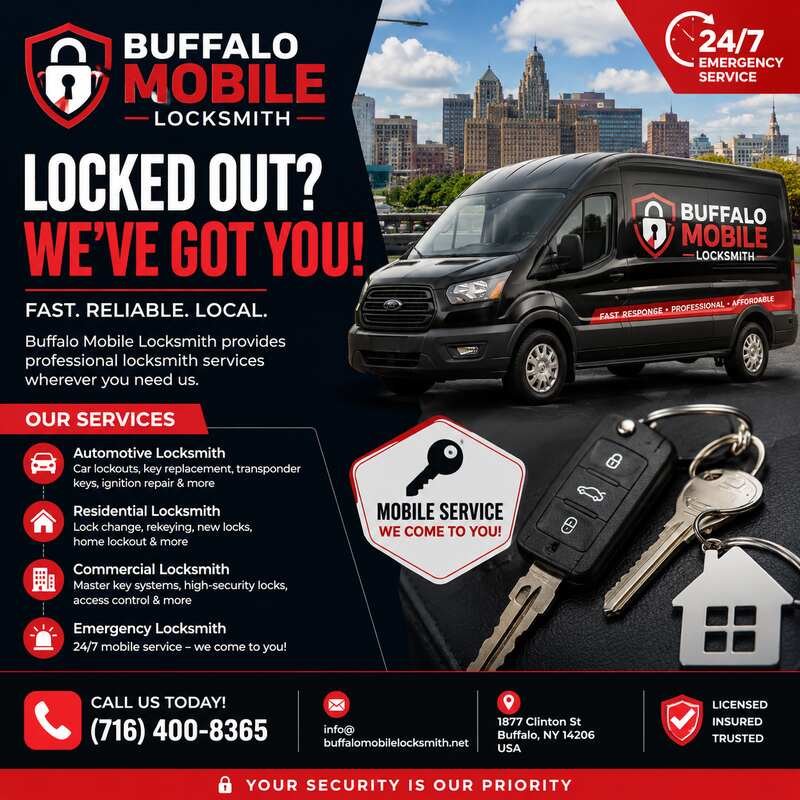 Buffalo Mobile Locksmith – Fast & Reliable Locksmith Services