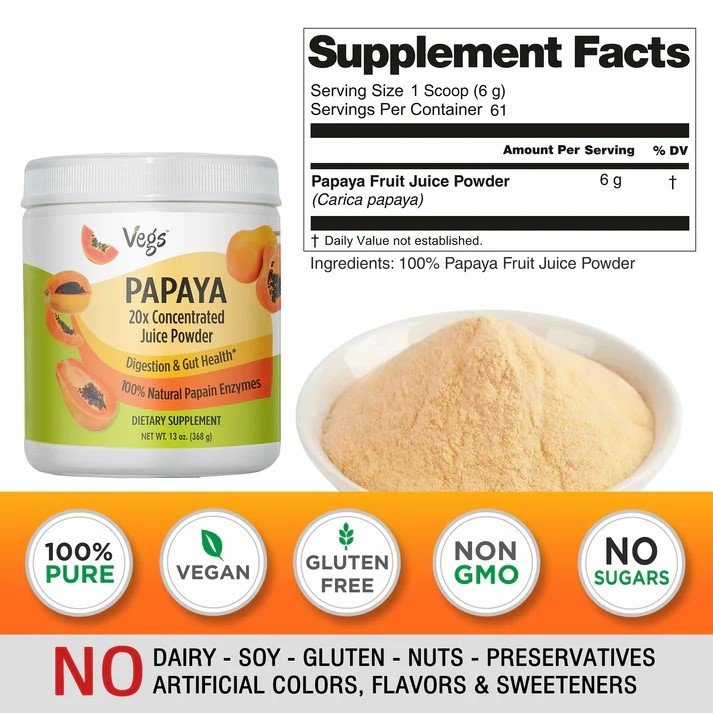 Discover Tropical Papaya Juice Powder for Drinks, Baking & More