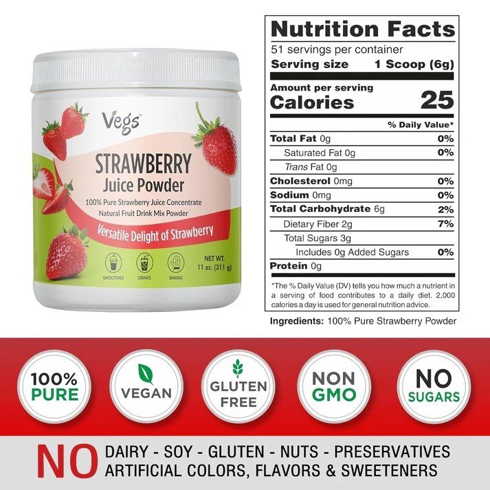 Strawberry Juice Powder: Real Berry Flavor for Baking & Smoothies