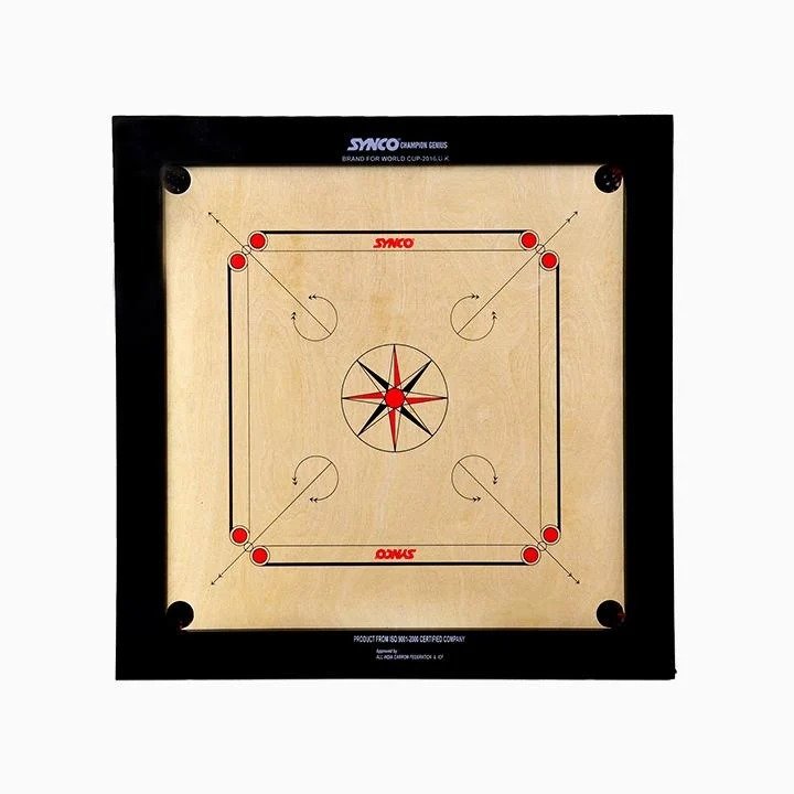 Synco Carrom Board Full Size Champion genius - Professional Board