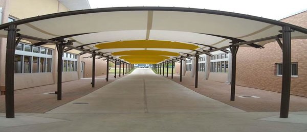 Tensile Walkway Structure India | Modern Covered Walkways