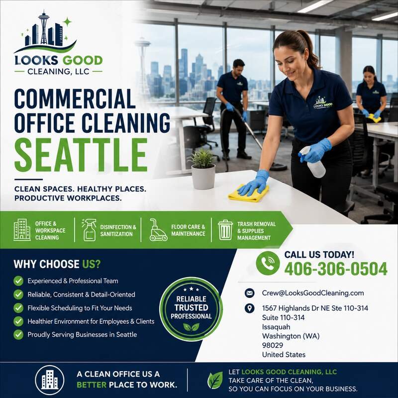 Professional Commercial Office Cleaning in Seattle