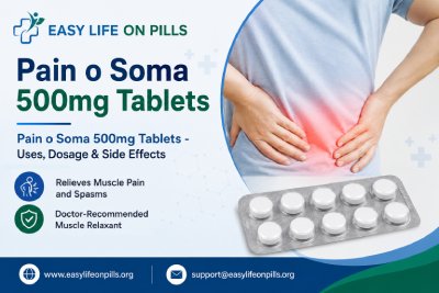 Pain-O-Soma 500mg Tablets - Uses, Dosage & Side Effects