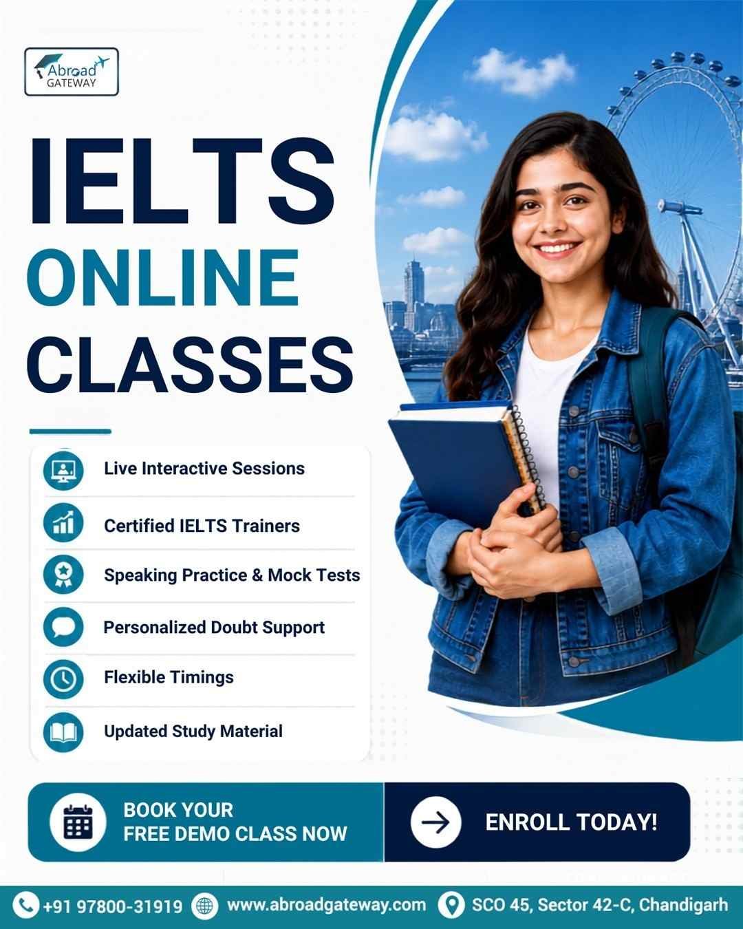 Online IELTS Coaching Classes in Chandigarh – Abroad Gateway