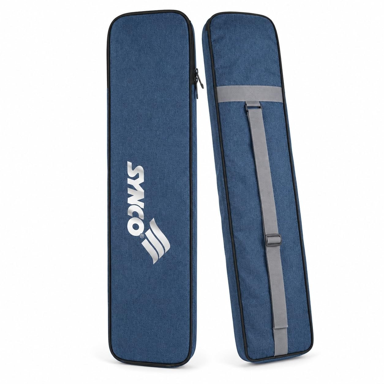 Cricket Bat Cover Premium Padded Blue & Grey | Synco