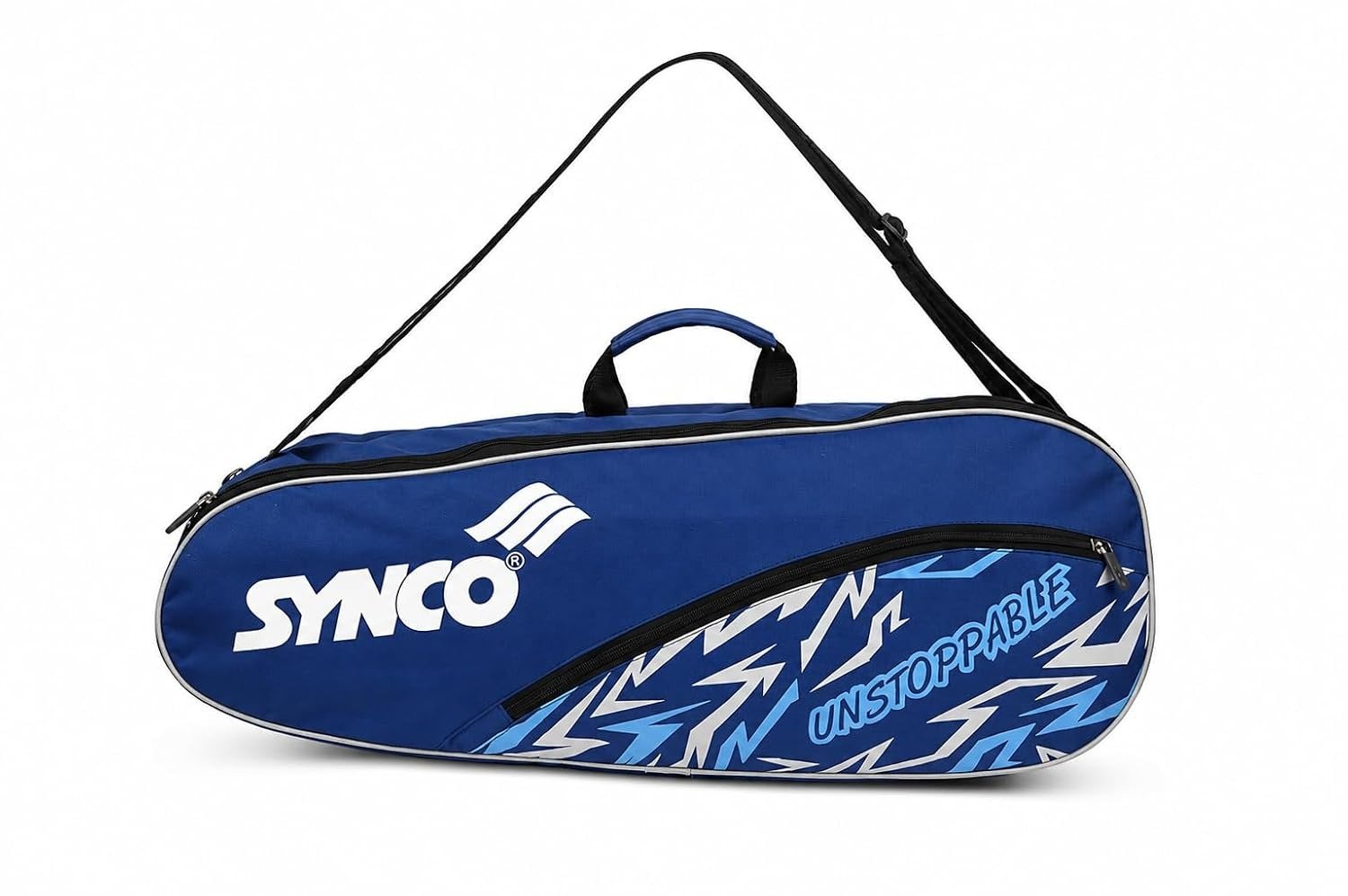 Badminton Kit Bags 42L Blue & White | Synco