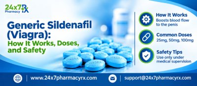 Generic Sildenafil (Viagra): How It Works, Doses, and Safety