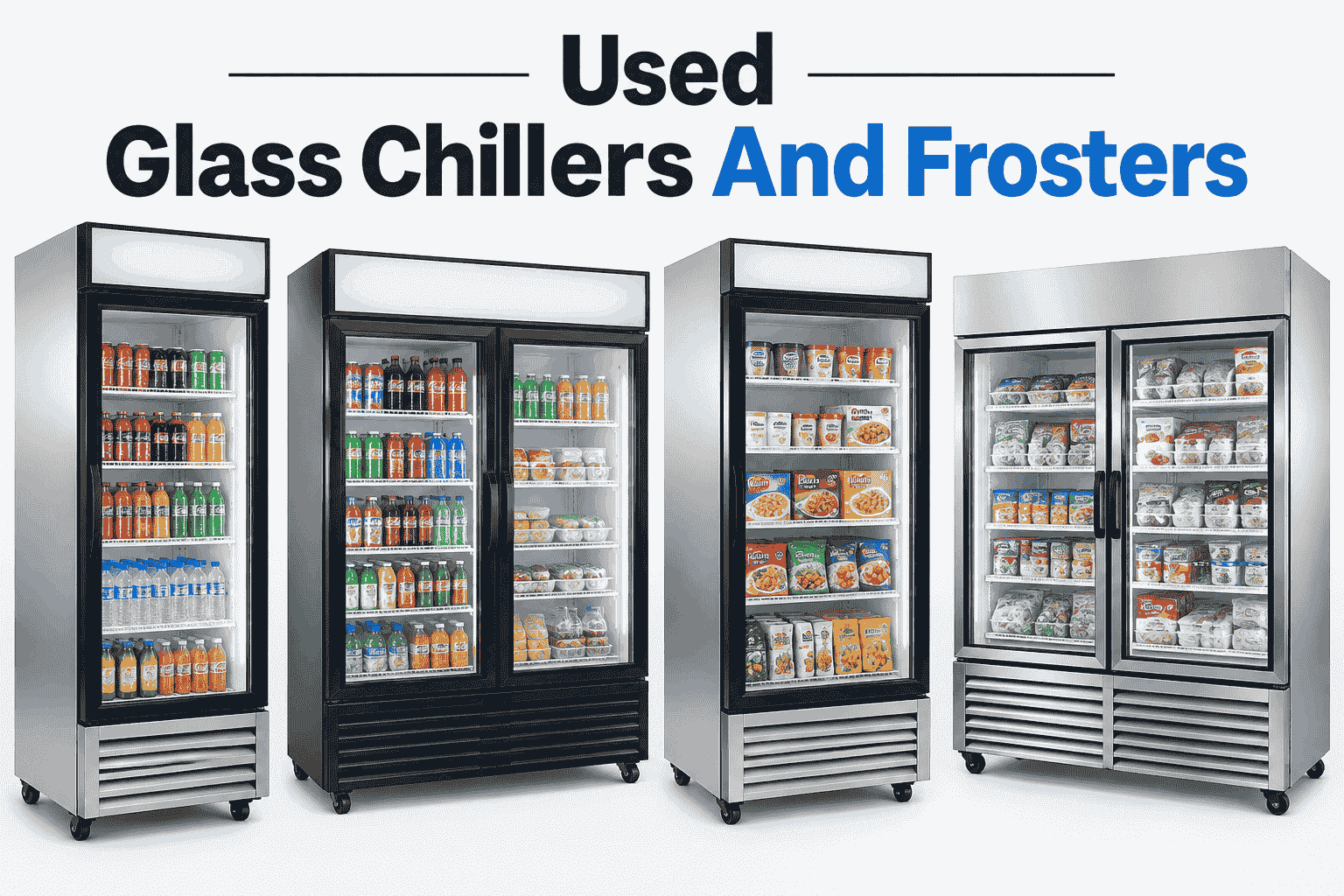 Used Glass Chillers And Frosters