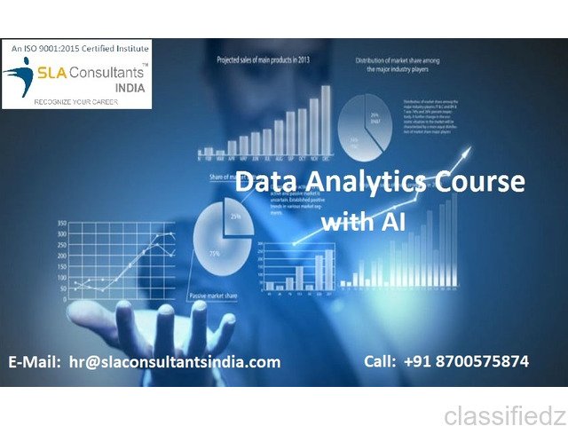 Data Analyst Training in Delhi for AI-Powered Analytics & Reporting Careers by SLA Consultants