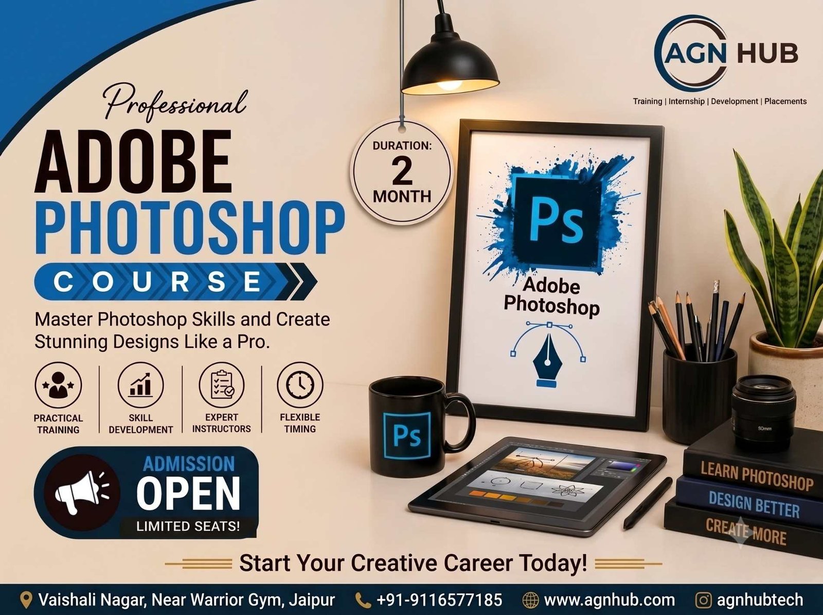Master Adobe Photoshop | Professional Graphic Design Course at AGN HUB