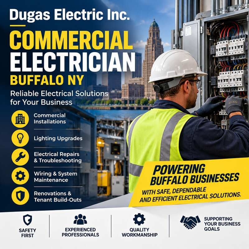 Reliable Commercial Electrician Buffalo NY | Dugas Electric Inc.
