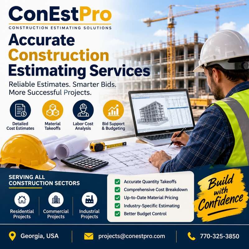 ConEstPro – Accurate Construction Estimating Services for Every Project