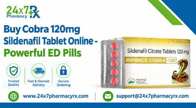 Buy Cobra 120mg Sildenafil Tablet Online - Powerful ED Pills