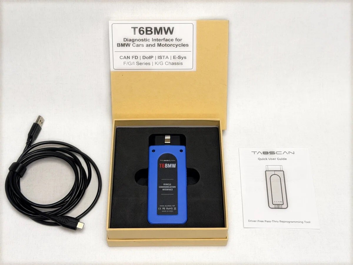 BMW MINI Diagnose: Eucleia T6BMW DoIP CAN FD, Versand aus Riga
