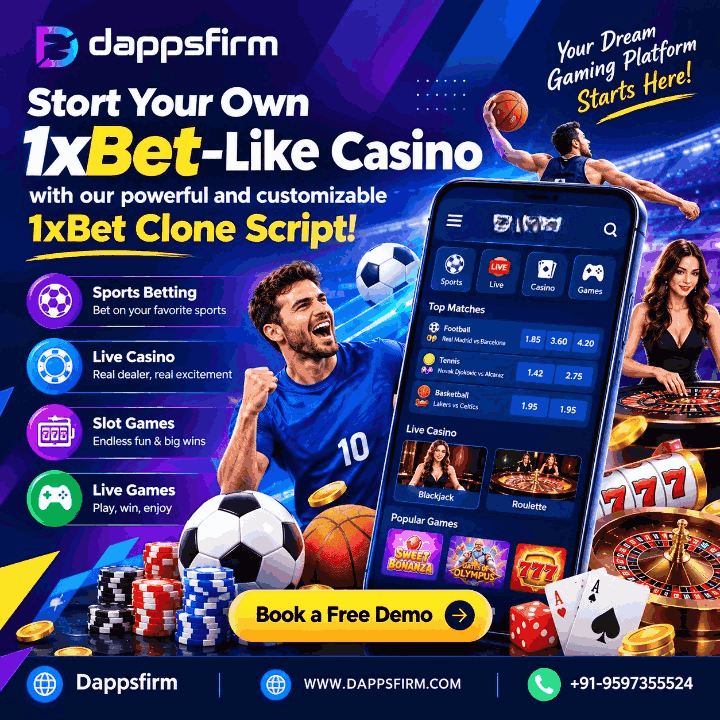 1xBet Clone Script with Multi-Currency Wallets and Real-Time Match Feeds
