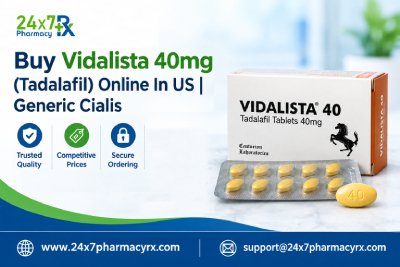Buy Vidalista 40mg (Tadalafil) Online In US | Generic Cialis