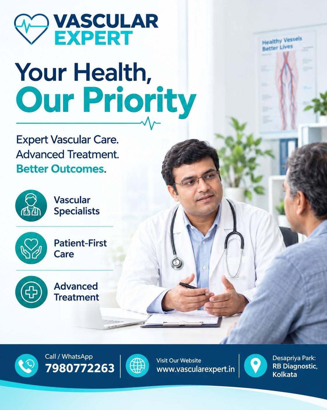 Your Health, Our Priority | Advanced Vascular Care at Vascular Expert Kolkata