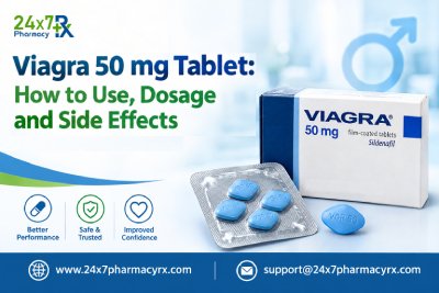 Viagra 50 mg Tablet: How to Use, Dosage & Side Effects