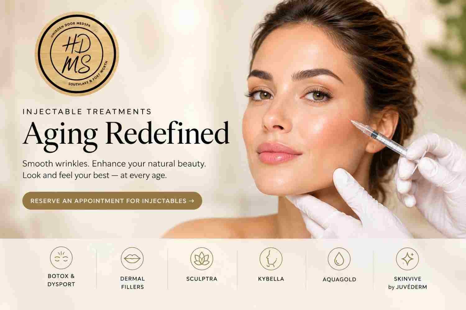 Hidden Door MedSpa Injectable Treatments – Botox & Dermal Fillers