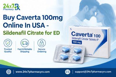 Buy Caverta 100mg Online In USA - Sildenafil Citrate for ED