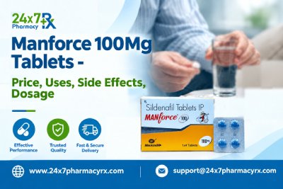 Manforce 100Mg Tablets - Price, Uses, Side Effects, Dosage