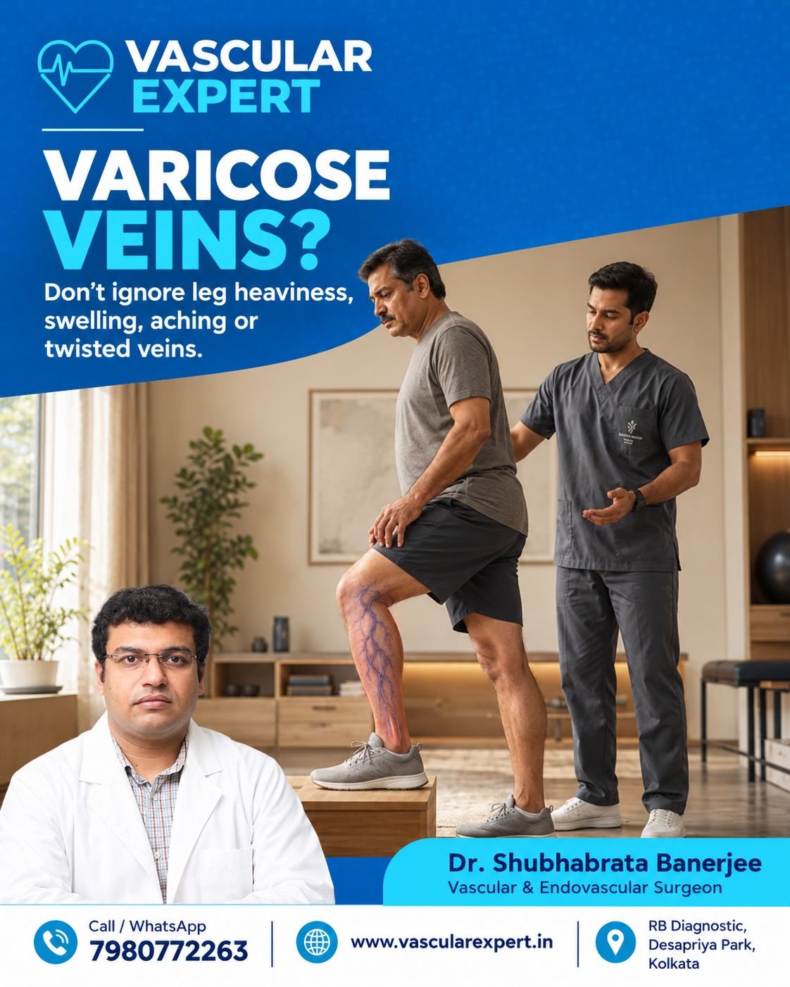 Varicose Veins Treatment in Kolkata | Vascular Expert